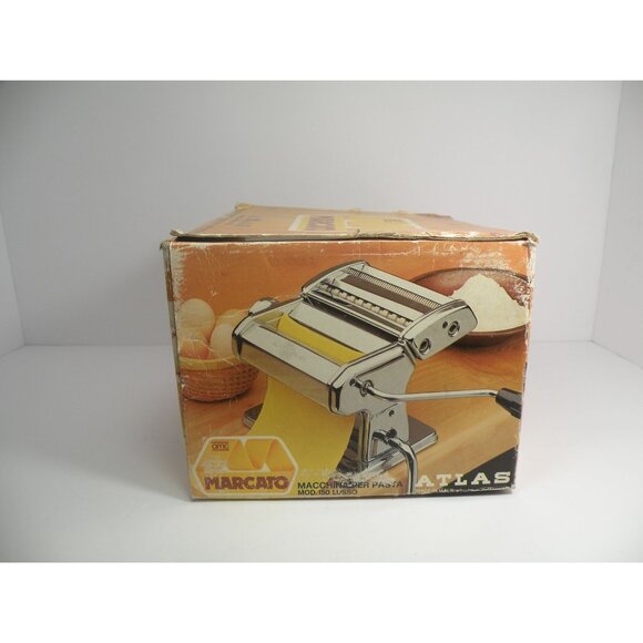 Marcato Atlas 150 Pasta Maker With Adjustable Settings & Clamp - Made In Italy - Picture 12 of 13